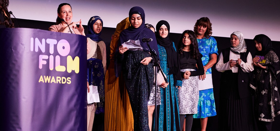 Club of the Year winners EGLAM on stage