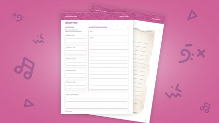 An activity sheet to use with the Inspiring Poetry lesson. thumbnail